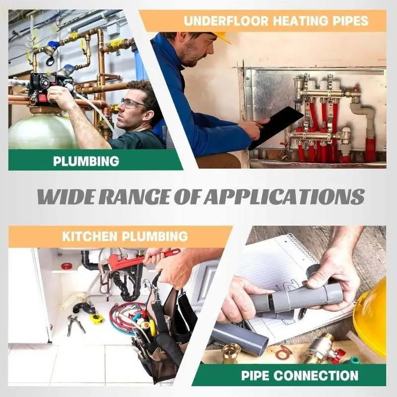 Y5GD 2pcs Brass Tap Extension Thread Fitting Inch 40mm Brass Tap Extension Simple to Use for Plumbing & Heating Systems