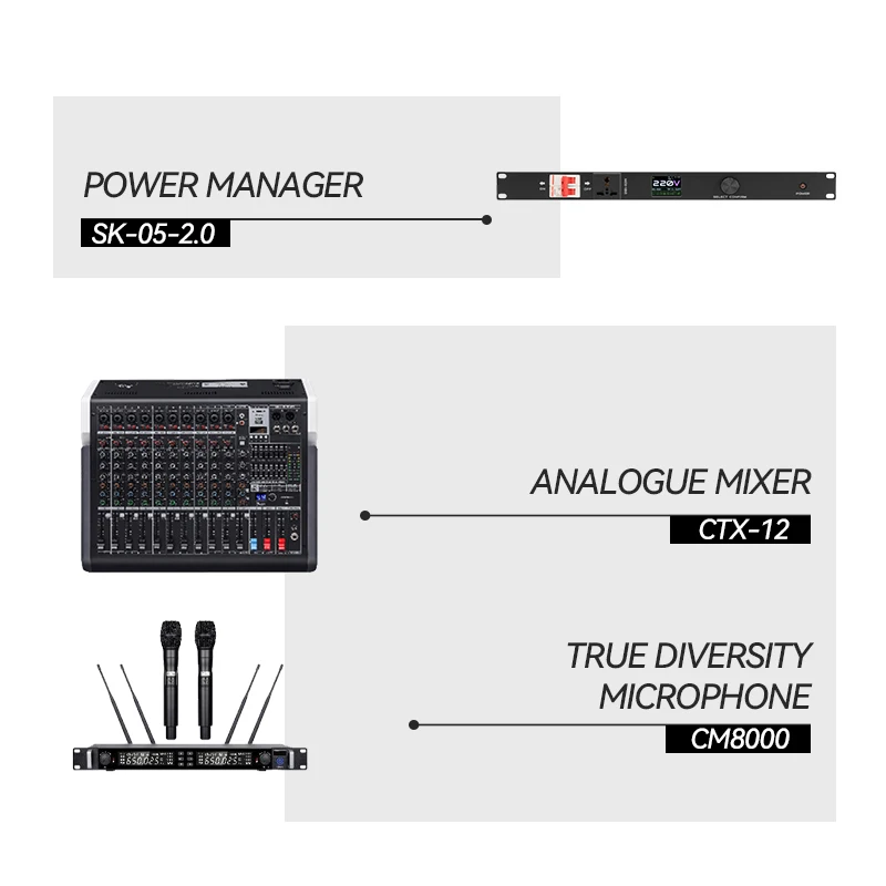 CHORDIO CF206 Dual 6 Inch Driver Heavy  Stage Sound Equipment Professional Line Array Speaker System for Sports Events