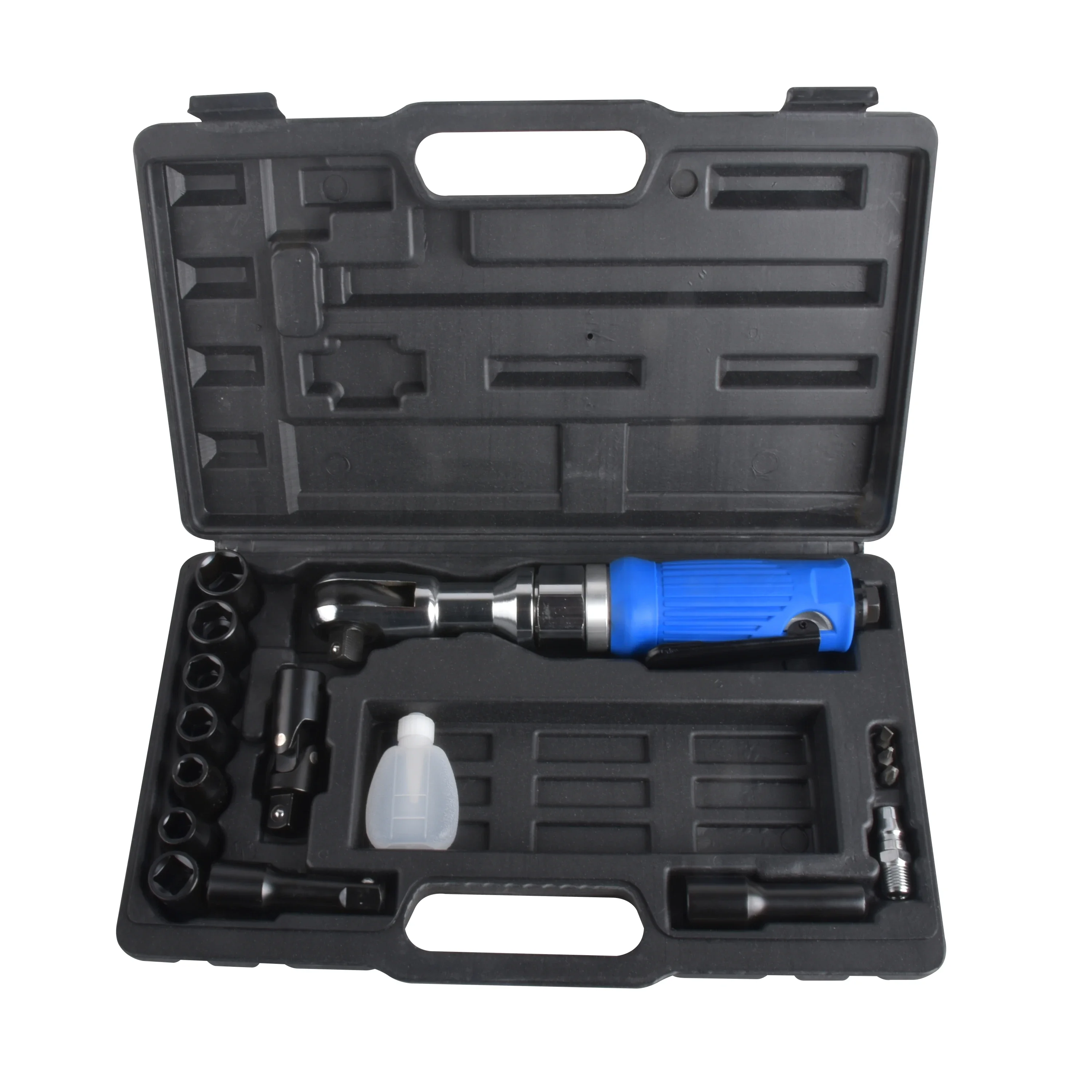 

OEM Customized KIUIV 1/2" 12mm Heavy Duty Air Ratchet Torque Wrench Torsion Drive Spanner set Pneumatic Auto Repairing Tool