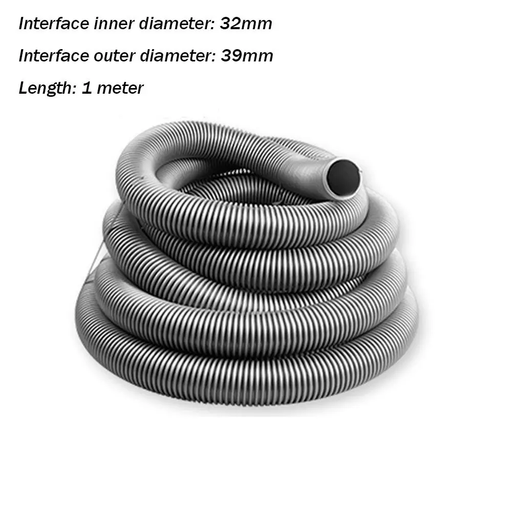 1 meter Inner 32mm Outer 39mm Hose Vacuum Cleaner Bellows Straws Factory Thread Hose Vacuum Cleaner Tube