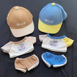 Changing Dressing Game 20CM Doll Sports Suit Dolls Clothes T-shirt Shorts Cap Miniature Sportswear Photo Props Accessories