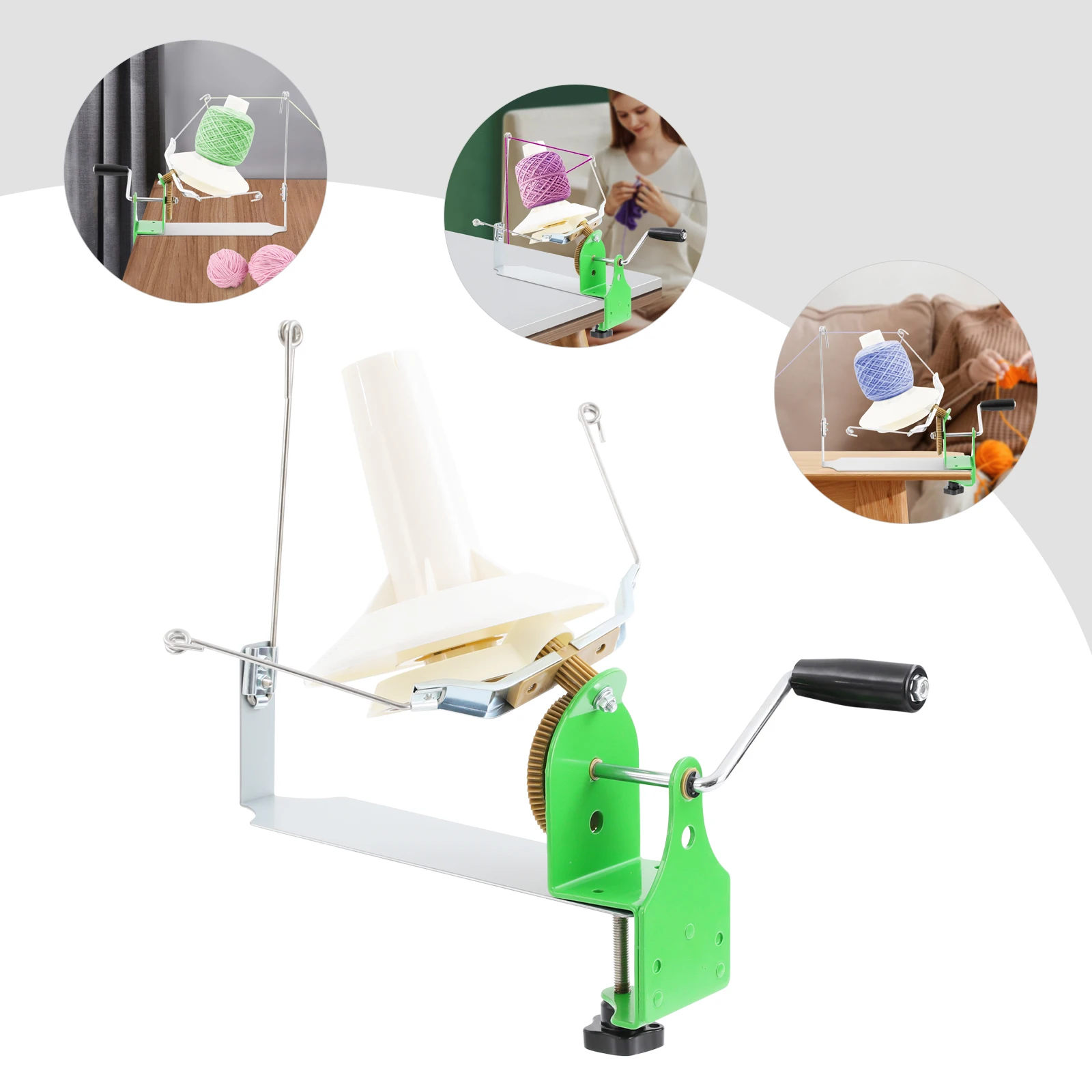 

Ручная намоточная машина, машина для быстрой намотки, машина для намотки пряжи/волокна/шерстяных шариков, используемая в заводах, домах и студиих