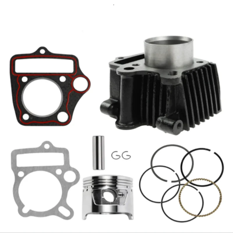 Engine Cylinder Rebuild Kit Head Piston for Honda CRF70 XR70 ATC70 TRX70 CT70 S65 Top End Rebuild Kit Cylinder Head Piston