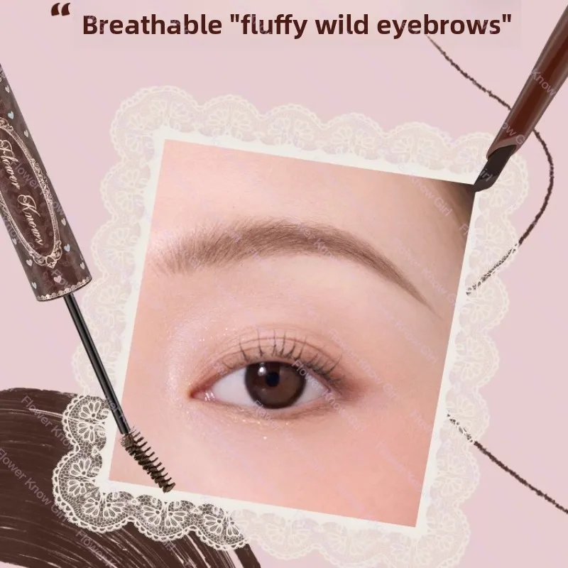 フラワーノーズ スウィーティーベアコレクション ウォータープルーフ ナチュラルアイブロウペンシル 2in1 アイブロウペンシル アイメイク