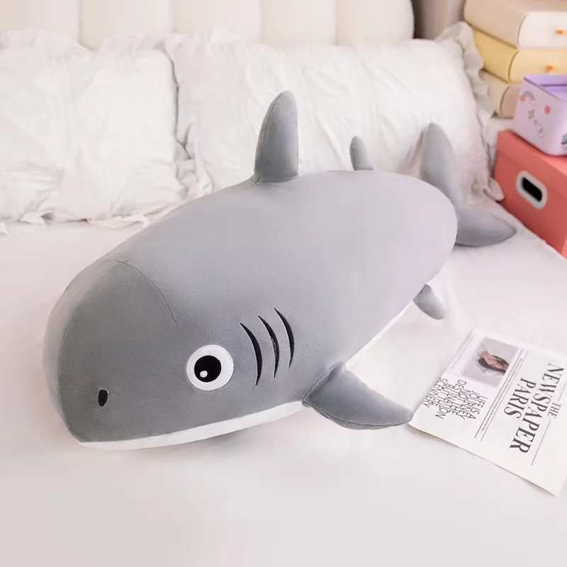 

Anime Shark Plush Toy 100cm Large Size Soft Cute Stuffed Animal Perfect Gift for Kids on Christmas Thanksgiving