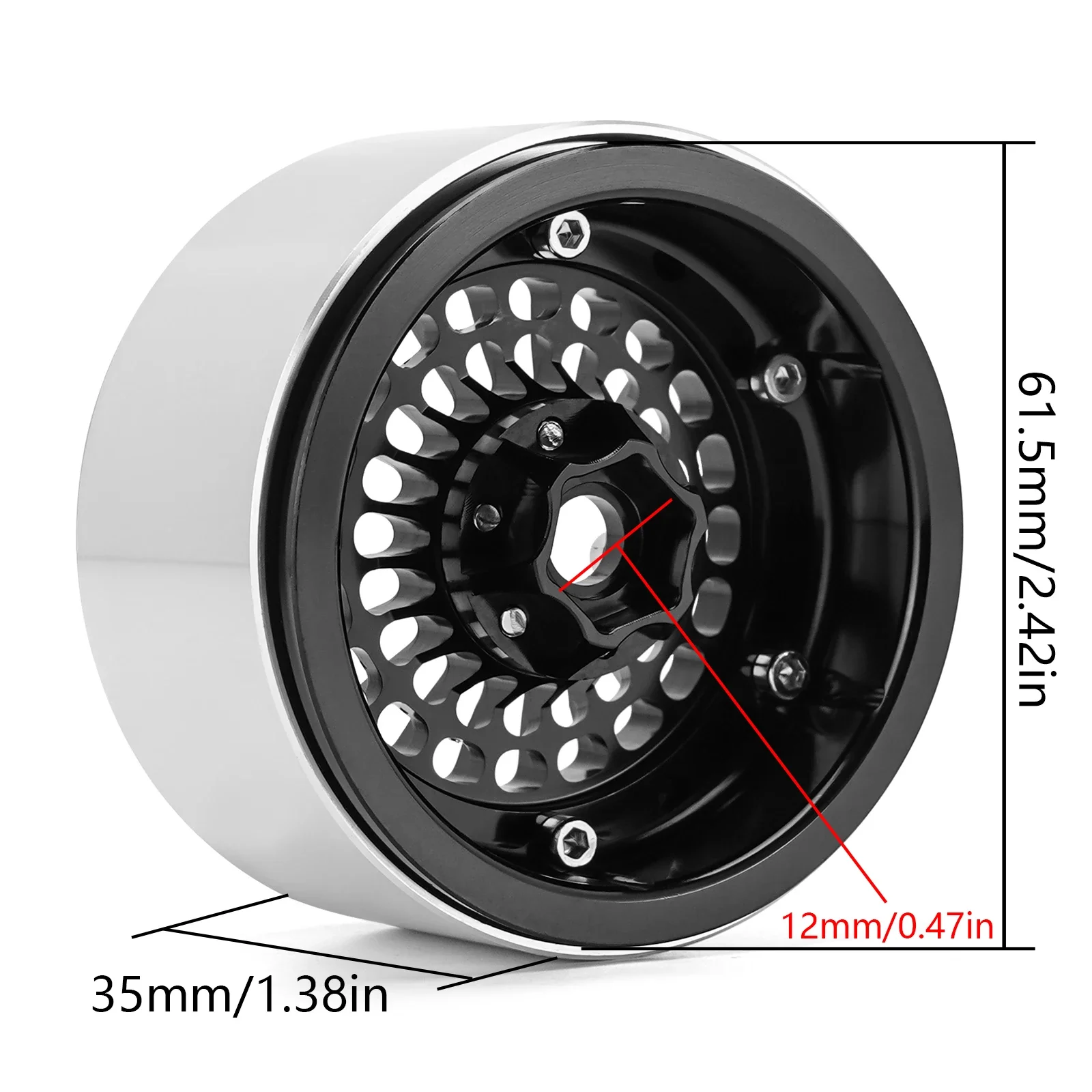 4PCS Aluminum Turbine 2.2\