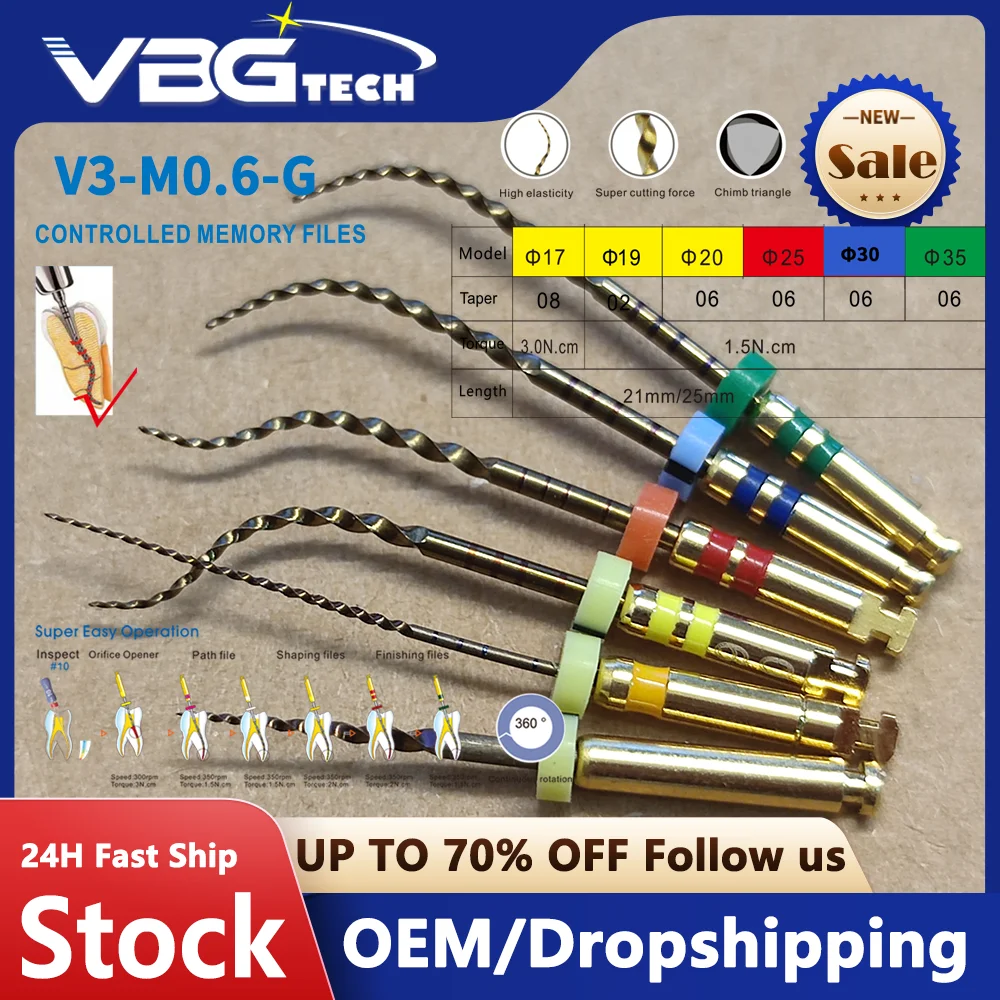 

Dental Engine Use endo File NiTi Super Rotary Heat Activated Endodontic Canal Root Files 31/25mm 12 15 16# 0440#Dentistry Tools