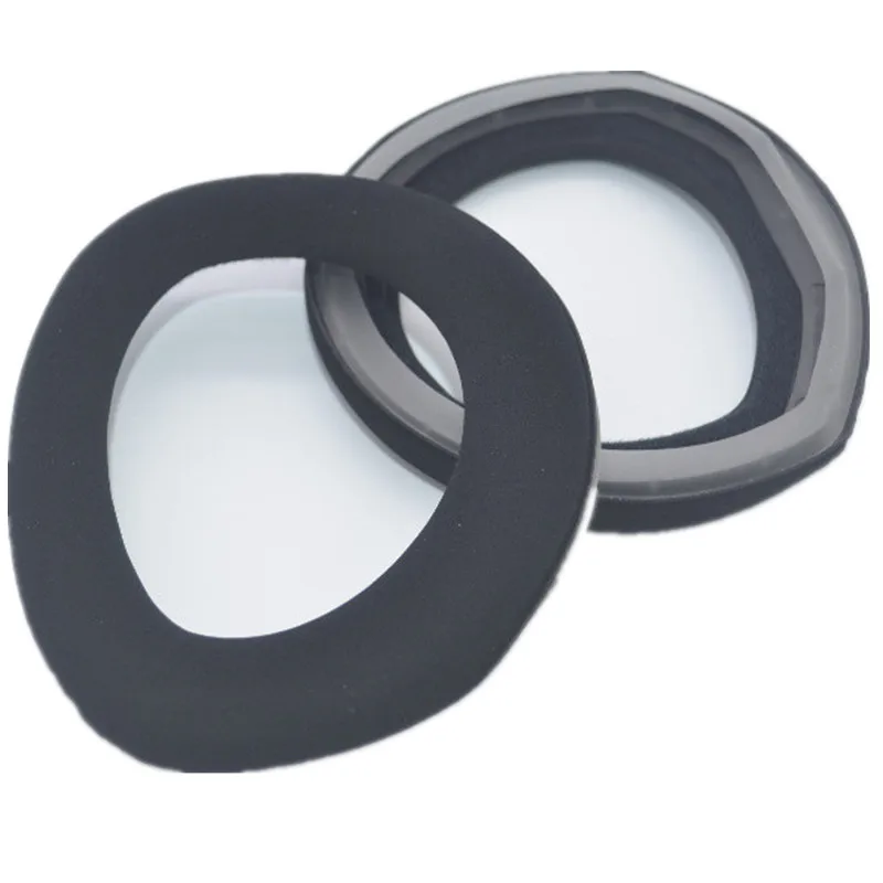 Sostituzione 1 paio di cuscinetti per le orecchie Cover o fascia per Sennheiser HD800 HD800s HD820 cuffie paraorecchie cuscino per l'orecchio nero