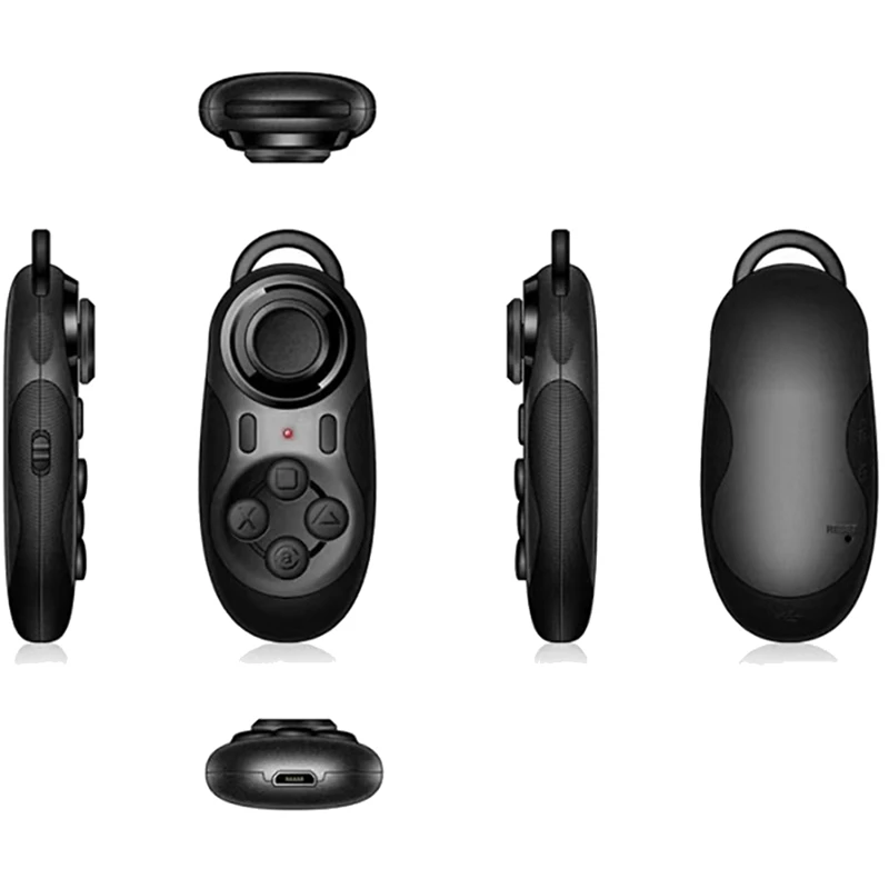 Mini Bluetooth Gamepad Wireless 3.0 VR Controller Remote Pad Gamepad Rechargeable VR Vidoe Game Selfie Flip