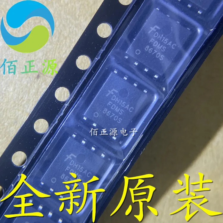 10 Buah FDMS8670S Baru Asli FDMS8670 SMD DFN5X6 N-channel MOS FET