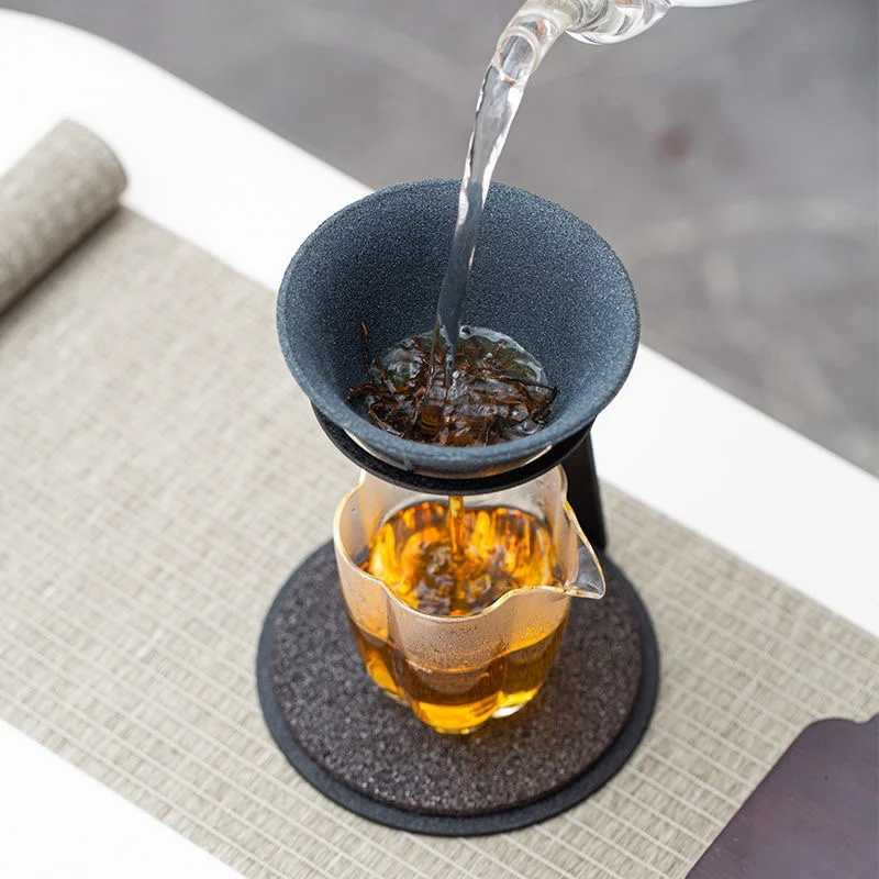 Ceramics Tea strainer Coffee Strainer Coffee Filter Accessories Non-Porous Coffee Strainer Tea Filter Coffee Filter With Holder