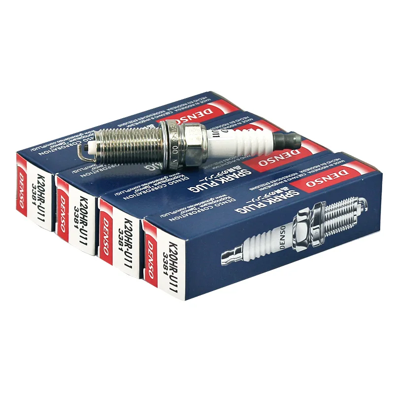 4pcs DENSO Spark Plug K20HR-U11 3381