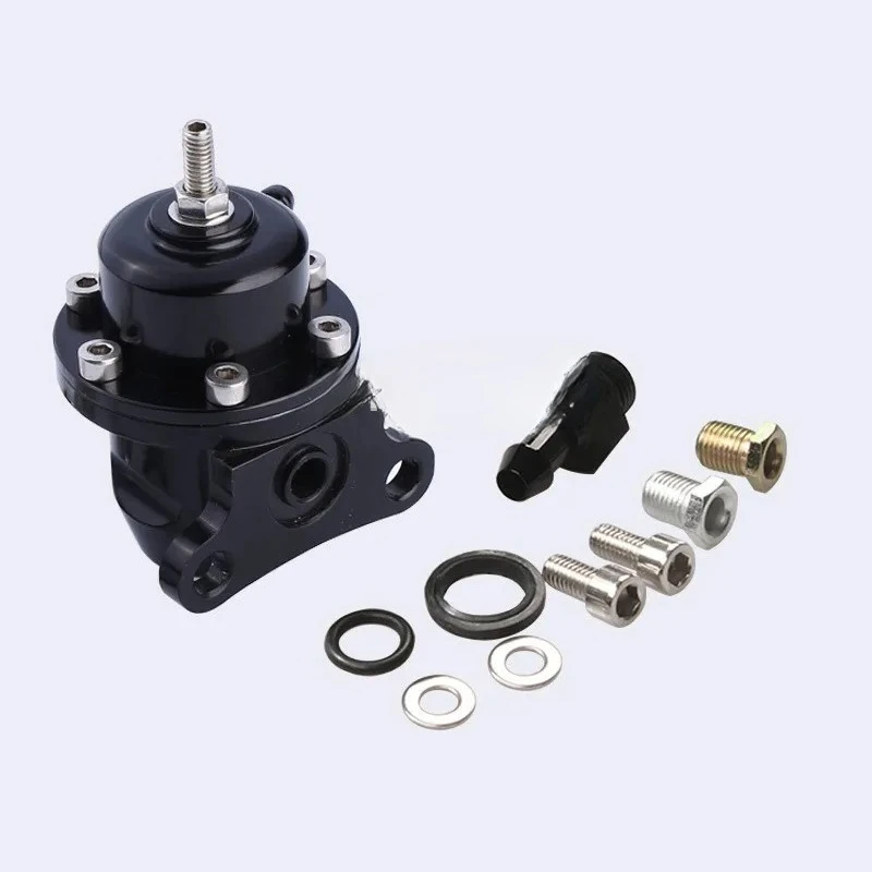 Universal Adjustable Round Fuel Pressure Regulator Car Refitting Fuel Pressure Control Valve Fuel Pressure Booster