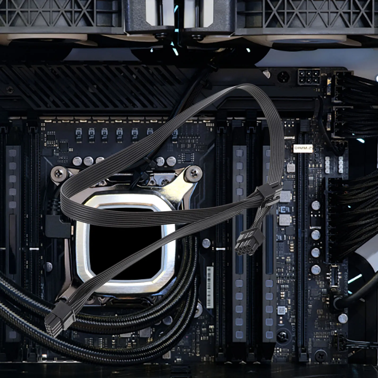 

Adapter Connector for Graphics Cards 6pin to 8pin Converter Cable Fine Craftsmanship Lasting Replacement PCIE