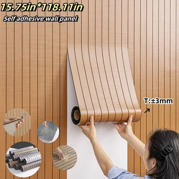 Self-Adhesive 3D Foam Wall Panel Roll 1