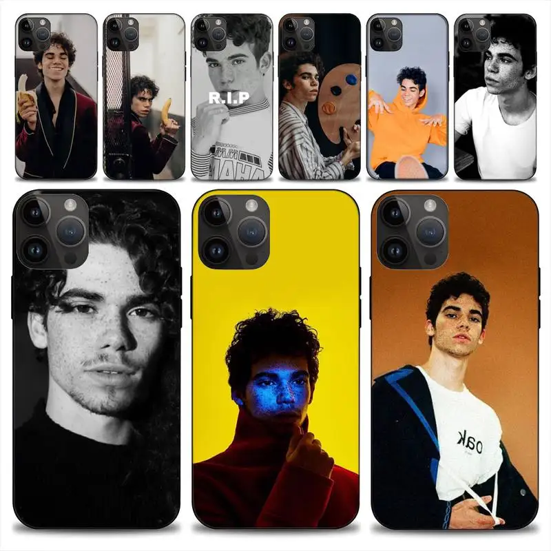 Singer Cameron Boyce Phone Case For iphone15 14 13 12 11 Pro Max Mini X 7 8 Soft Case