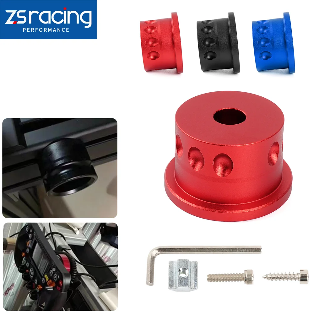 ZSRA-Racing Simulator Steering Wheel Quick Release Wall Mount For Moza/Simagic/Works/D1 Sim Racing Aluminum Alloy STW045
