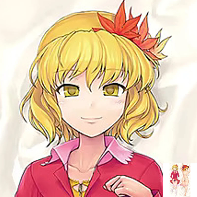 

Dakimakura Anime Minoriko Aki 2 Side Printed Hugging Body Pillowcase Cushion Bedding Decor Pillow Cover 2024