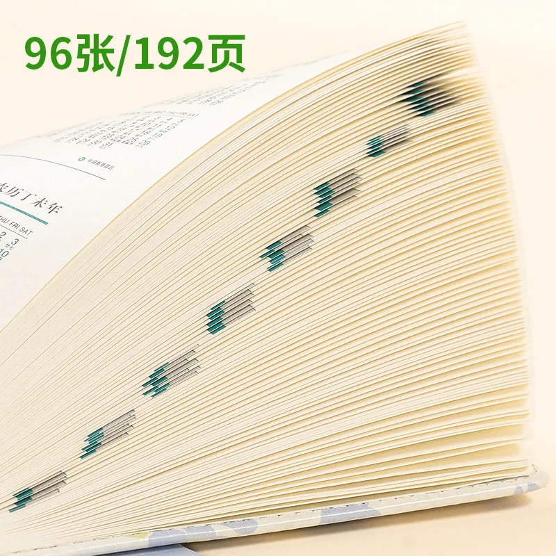 2025 Flower Daily Planners A5 Soft PU Leather 96 Sheet Agenda Notebook Time Management Efficiency Notepad Office School Supplies