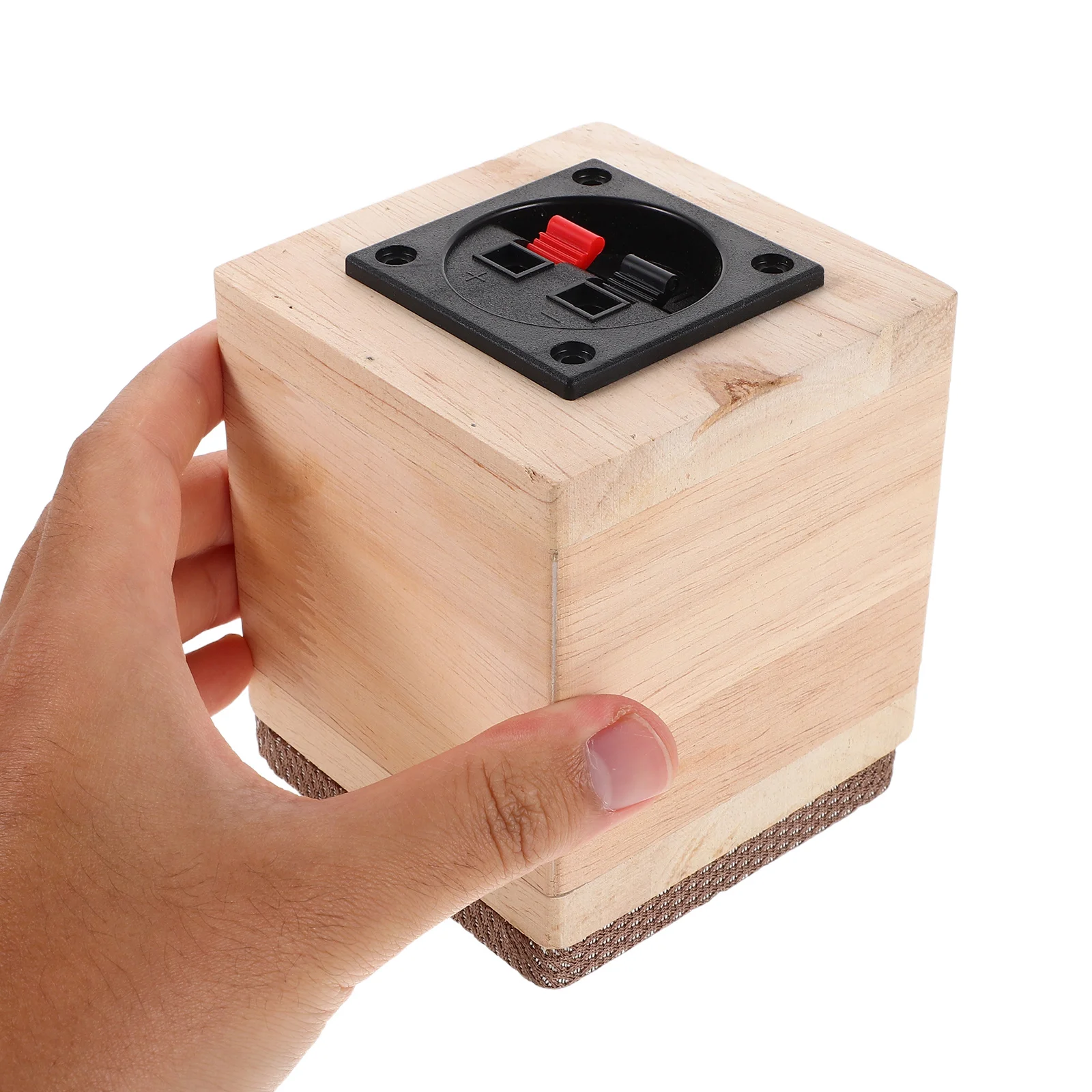 

Wooden Speaker Enclosure Car Audio Equipment Casing Natural Wood Grain Durable Protection Universal Vehicle