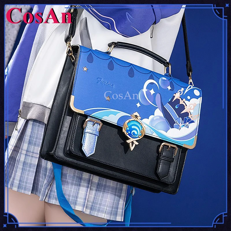 

Рюкзак-мессенджер CosAn Genshin Impact Furina/Focalors для косплея, повседневный, в стиле преппи, для города, модный, в стиле итабэг