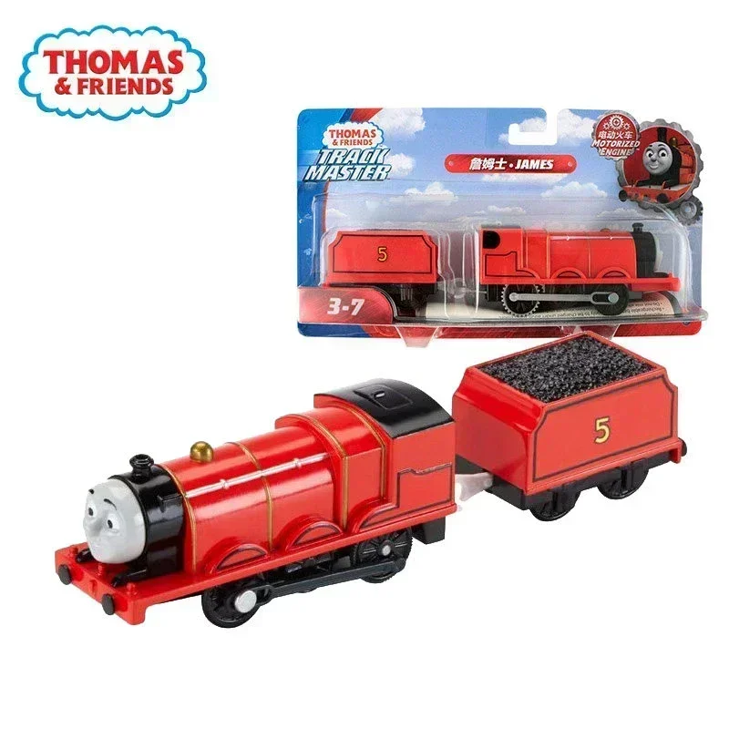 Thomas and Friends-pista eléctrica para niños, juguetes para niños de 2 a 4 años, coches de ranura