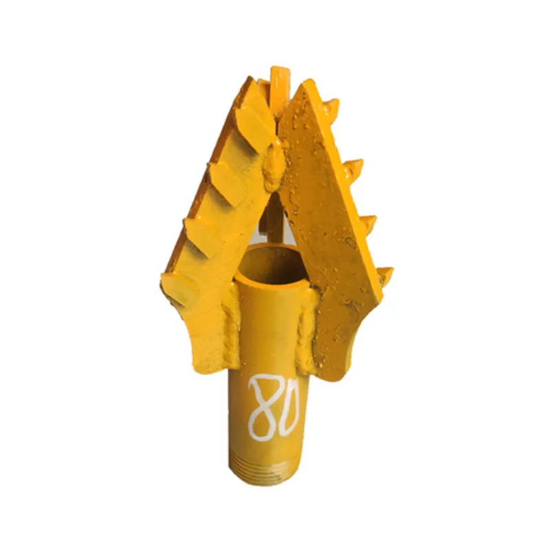 

80mm Three Wing Oil Well Drill Bit Drill Rig Tools 3 Wings Water Well Drilling Tungsten Carbide Step Drag Bit