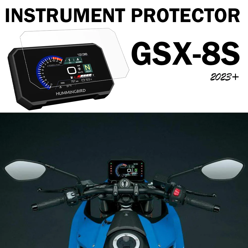 For Suzuki GSX-8S GSX 8S 2023 NEW Accessories Dashboard Screen Protector Film Motorcycle Instrument Protective GSX8S