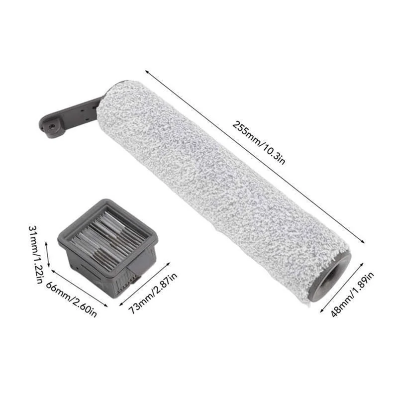 إكسسوارات مكنسة كهربائية رطبة وجافة ، فرشاة دوارة لدريم H12 ، H12 ، H12S ماكس ، استبدال فلتر Hepa ، قطع غيار