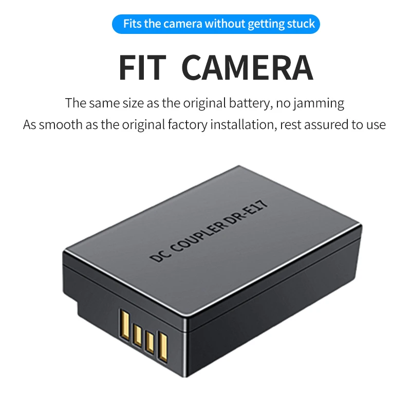 HQIX for Canon EOS M6 Mark ll EOS M3 EOS M6 EOS Camera ACK-E17 Virtual Battery USB Power Adapter