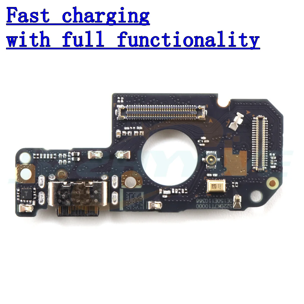 USB Charging Port Mic Microphone Dock Connector Board For Xiaomi Poco M4 Pro M4Pro Main Motherboard Flex Cable Repair Parts