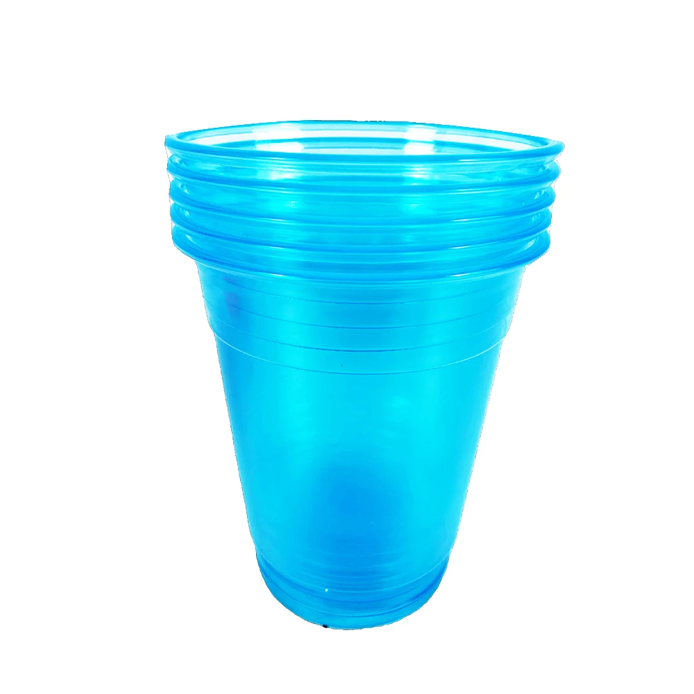 10–100 Stück Plastikbecher, neonleuchtende Plastik-Partybecher, verschiedene Neonfarben für Partys, Hochzeit, Geburtstag, Einweg-Trinkbecher – Detail 5