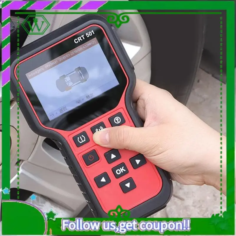 

Reliable-Vehicle TPMS Activate And Diagnostic Tool CRT501 PK TSGUN For 433/315MHZ RF-Sensors (US)