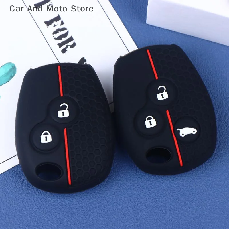 【*****】1 قطعة حافظة مفاتيح السيارة سيليكون غطاء مفتاح السيارة عن بعد حامي مفتاح السيارة 2/3 أزرار مفتاح فوب غطاء مفاتيح الملحقات