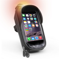 B72A Waterproof Bicycle Bag With Touch Screen Sun Visor Top Front Tube Frame Mountain Road Bike Bag With Sun Visor Bike Accessor