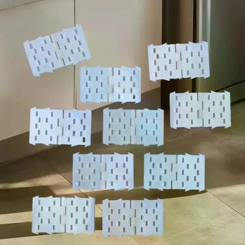 Dobradiças fixadas de plástico duráveis para asas/caudas de avião modelo RC: conjunto de 10