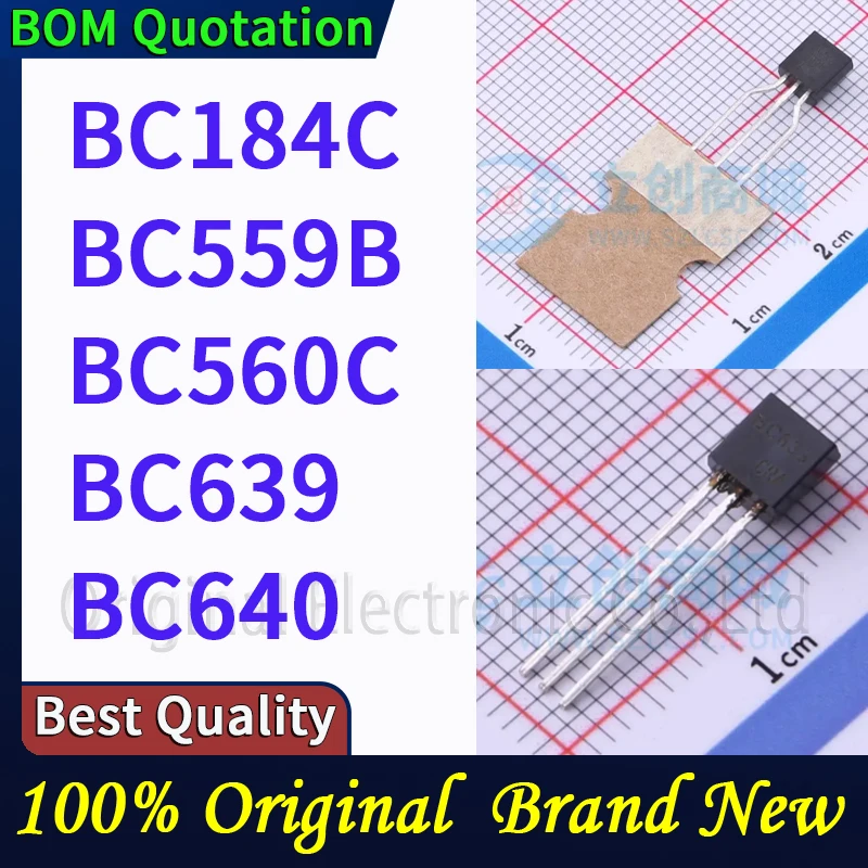 

20pcs/lot BC184C BC559B BC560C BC639 BC640 In stock Original High quality