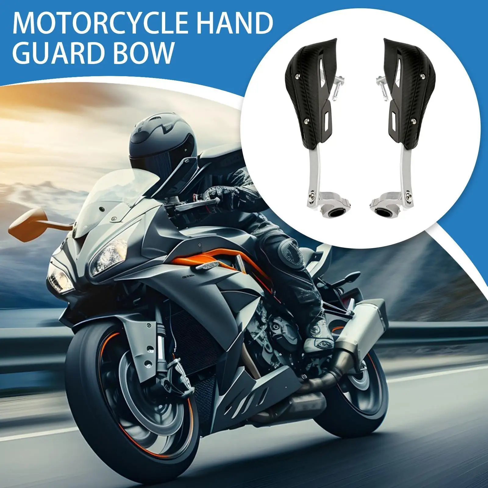 

Защитные ограждения для рук для квадроциклов, 2 шт., детали для модификации защиты ручек для шоссе, городских поездок, езды на тропе, альпинистского теря