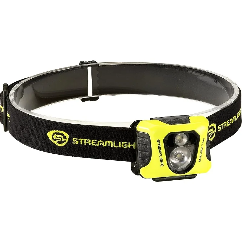 

Streamlight 61421 Enduro Pro 200-Lumen LED Headlamp with Elastic Head Strap, Box, Yellow