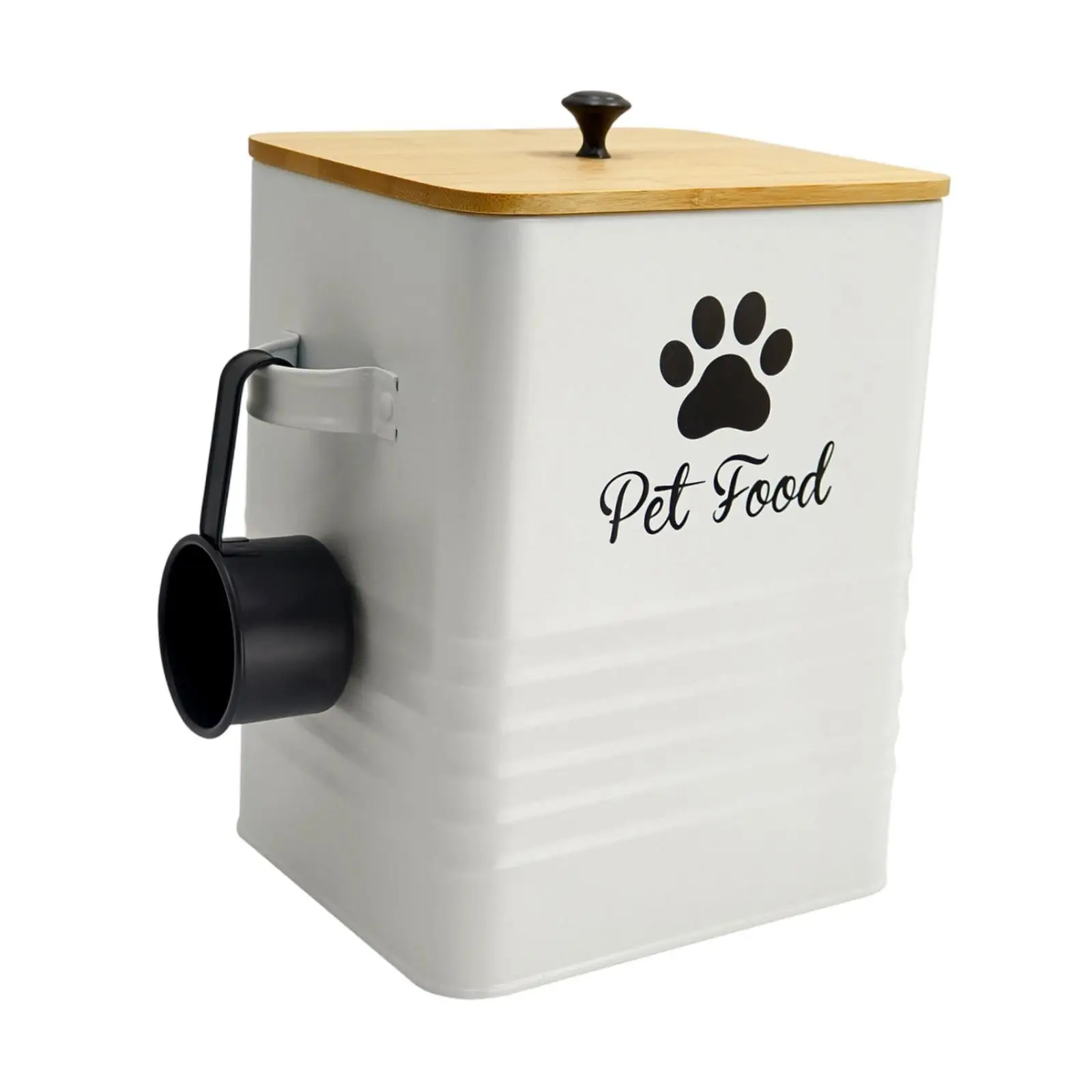 Airtight Pet Food Storage Container Moistureproof Dog Treat Jar Large Capacity Organizer for Dog and Cat Food Feeding Area