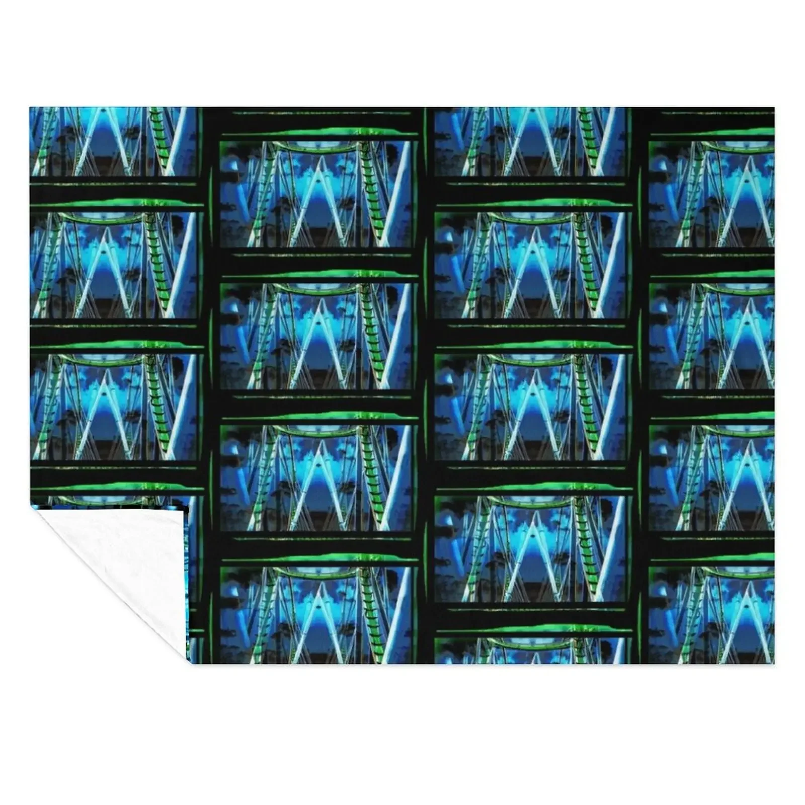 

Rollercoaster Throw Blanket anime Extra Large Throw Decorative Sofas Warm Blankets