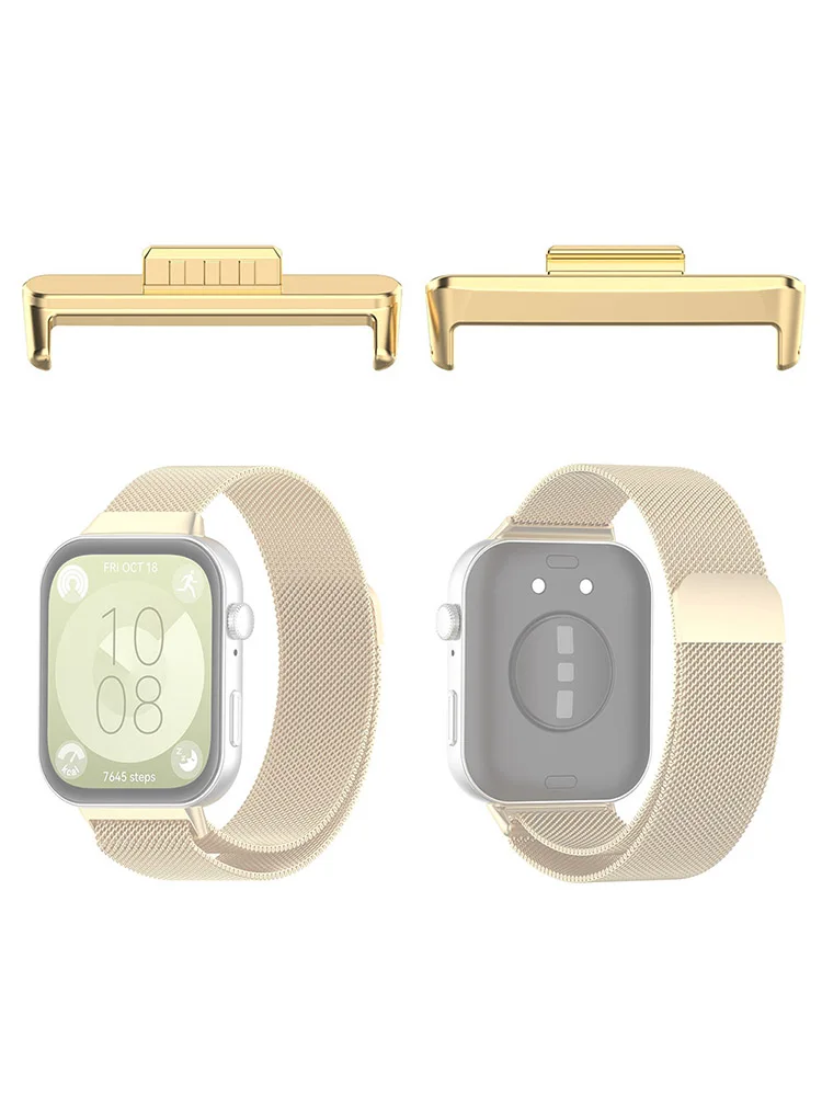 1pc Metallst ecker 20mm Uhren armband Stecker Adapter Edelstahl Smartwatch Adapter für Huawei Uhr fit 3 Smartwatch