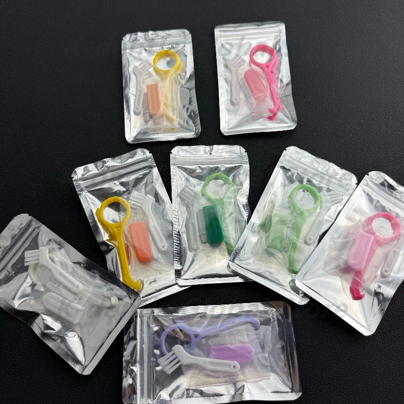 35 Sets Orthodontic Aligner Chewies Remover Plastic Dental Invisible Brace Extractor Removal Tool Hook Tray Seaters Oral Care