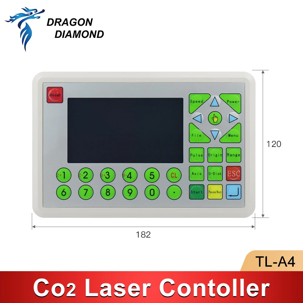 Imagem -05 - Sistema Controlador Laser K40 Gravura Máquina de Corte Cartão de Controle Substituir Ruida Leetro Trocen Tl-a4 Co2