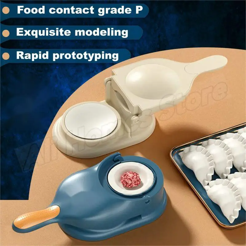 2 in 1 Dumpling Momo Maker Modeling Rissois Mold Machine for Modeling Manual Raviolis Dumpling Device Dimple Maker Press Dough