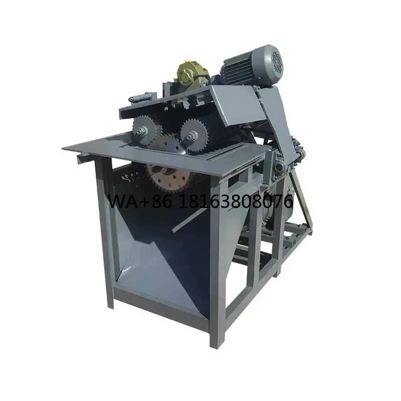 Small Fully Automatic Simple square and Round Timber Multi-blade Sawing Machine for Pallets and square Timber Strip Cutting