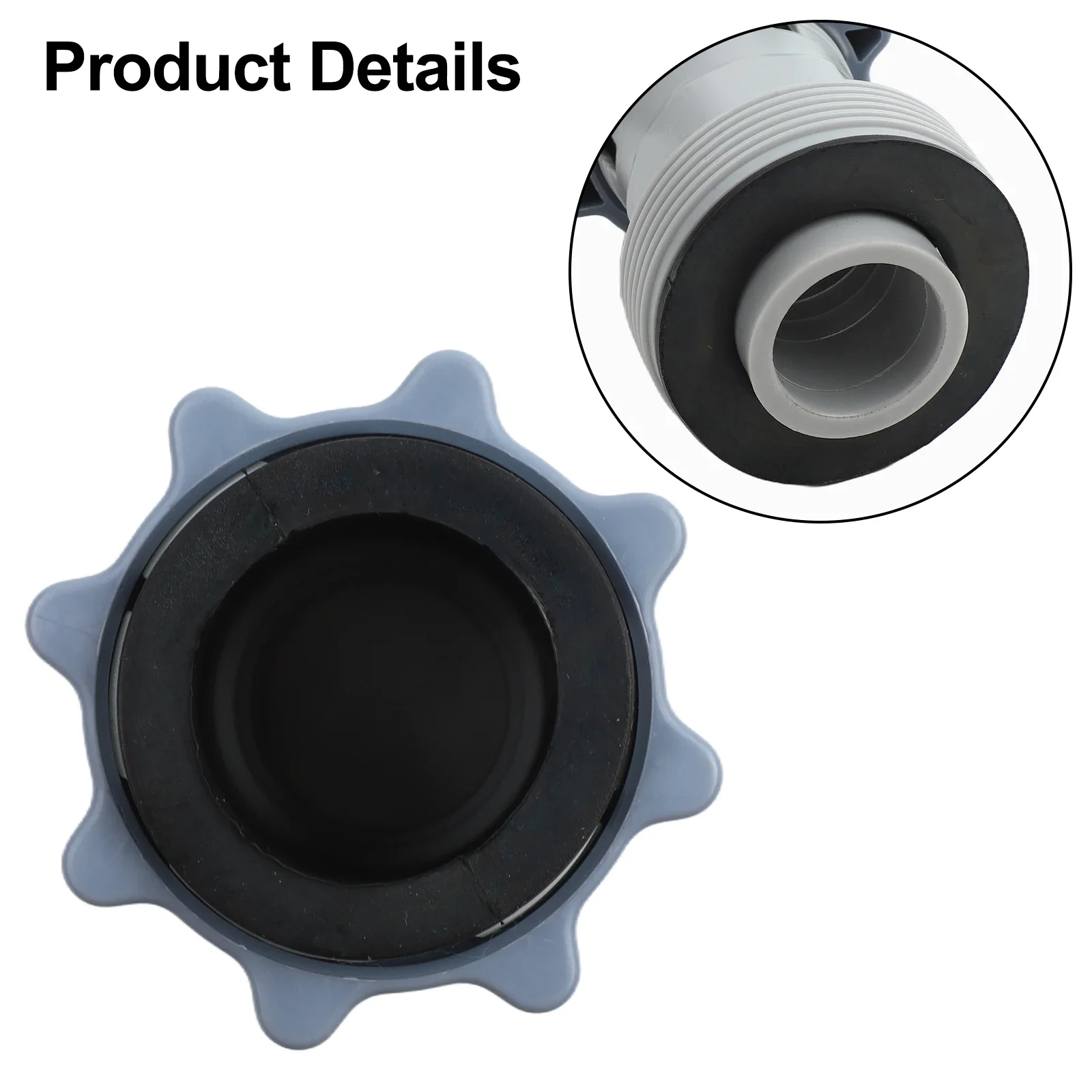 For Pool Equipment 1.5 To 1.25 Inch Adapter Above Ground Pool Setup 7*6*6cm Effective Water Flow Lightweight Design