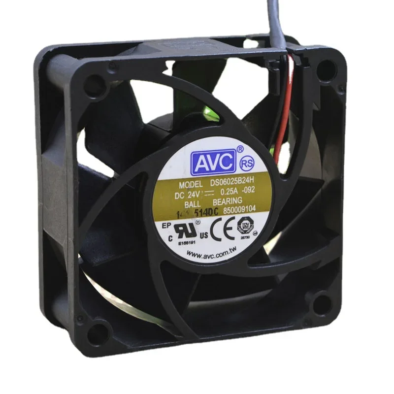 

New CPU Fan For AVC DS06025B24H 24V 0.25A 6CM 2-wire Inverter Fan Computer Fan 6025 60*60*25MM