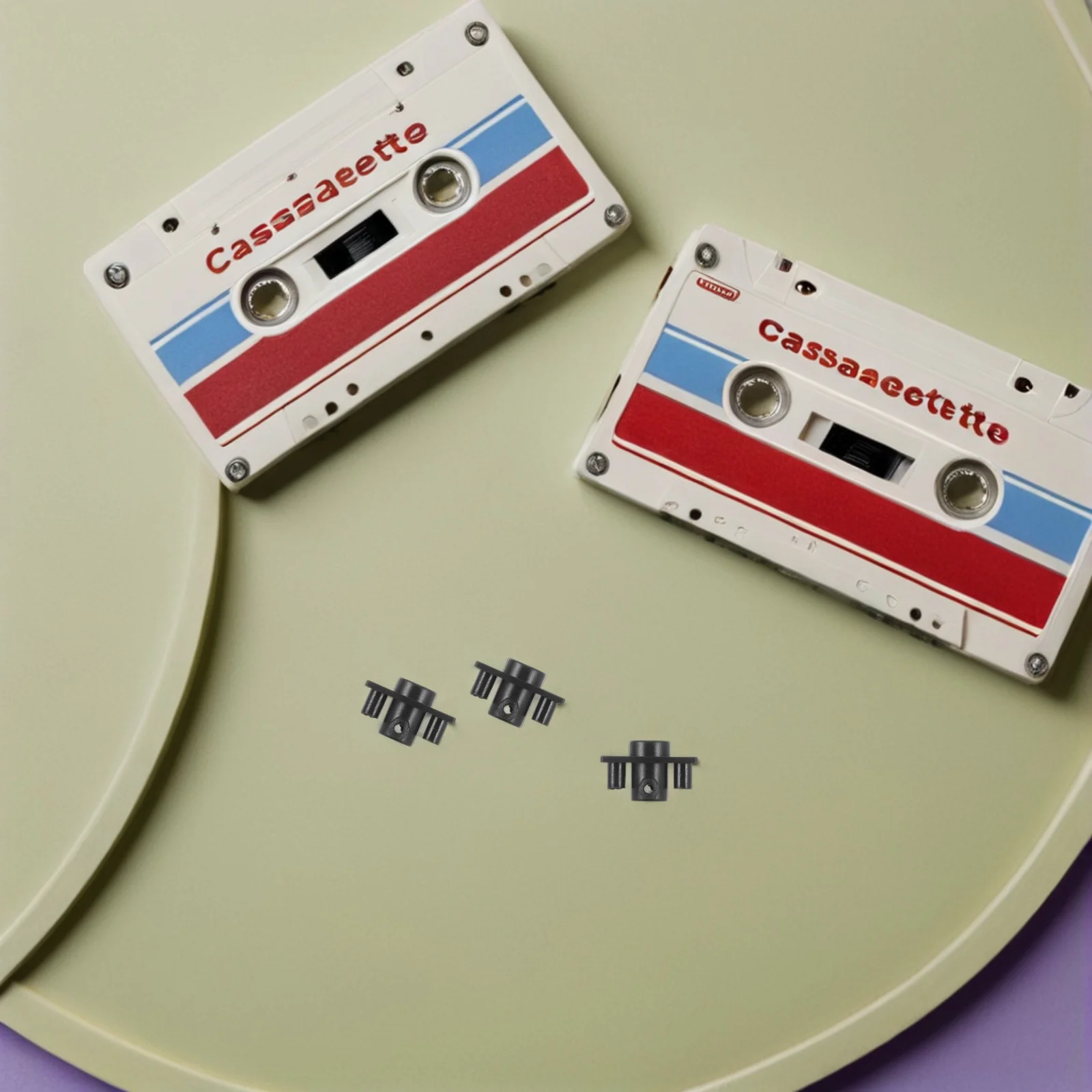 

20Pcs Wireless Microphone Antenna Plastic Base Replacement Stand Receiver Mount Mic Repair Parts for Stage Performance Karaoke