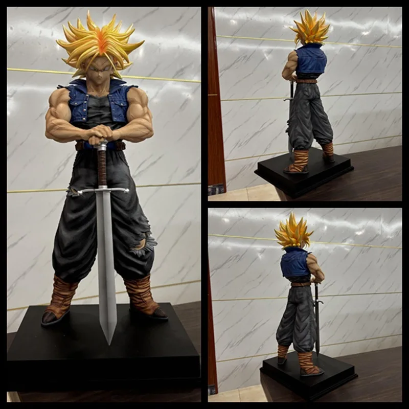 

Super Saiyan 53cm Unlimited Tranx Z Warrior Gk Statue Model Pendant Box Set Handmade Male Gift